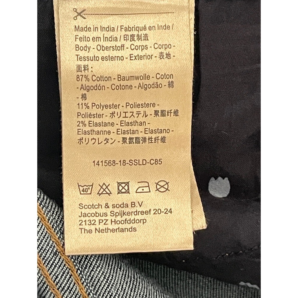 Scotch & Soda Dark Blue Jeans 31/32 Womens La Parisienne‎ Skinny Denim - Picture 11 of 16